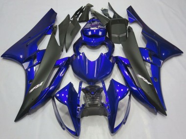 Descuento Carenados Moto Yamaha R6 2006-2007 - Azul Negro Mate