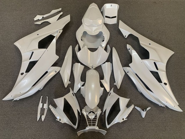 Descuento Carenados Moto Yamaha R6 2006-2007 - Blanco Perla