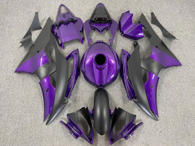 Descuento Carenados Moto Yamaha R6 2008-2016 - Púrpura Negro Mate