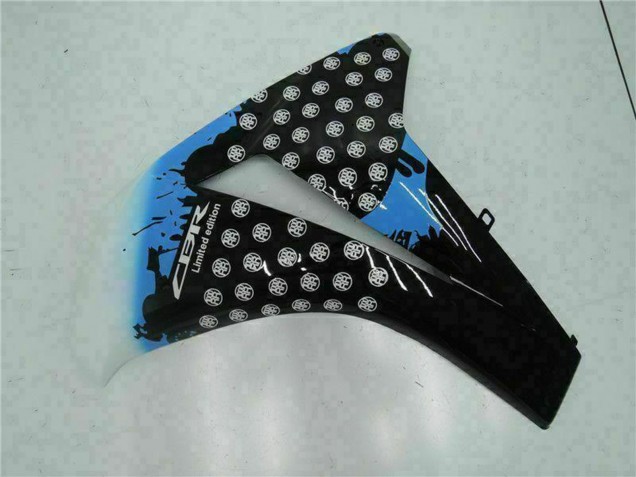 Descuento Carenado Moto Honda CBR1000RR 2008-2011 - Blanco Azul Negro Brillante