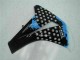 Descuento Carenado Moto Honda CBR1000RR 2008-2011 - Blanco Azul Negro Brillante
