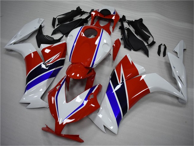 Descuento Carenado Moto Honda CBR1000RR 2012-2016 - Blanco Rojo Azul