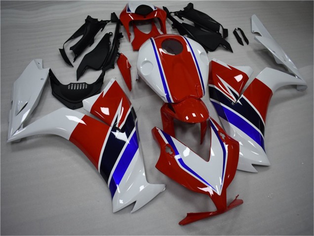 Descuento Carenado Moto Honda CBR1000RR 2012-2016 - Blanco Rojo Azul