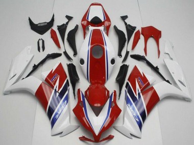 Descuento Carenado Moto Honda CBR1000RR 2012-2016 - Blanco Rojo Azul