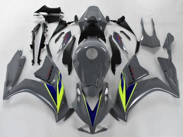 Descuento Carenados Moto Honda CBR1000RR 2012-2016 - Nardo Gris Azul Fluo Amarillo