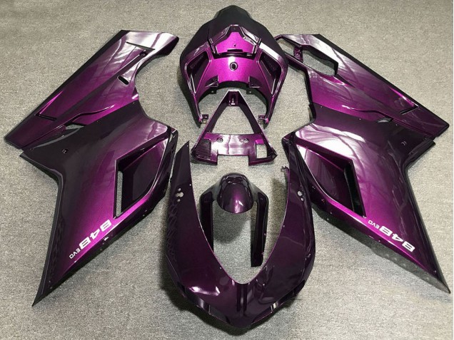 Descuento Carenados Moto Ducati 848 2007-2014 - Púrpura