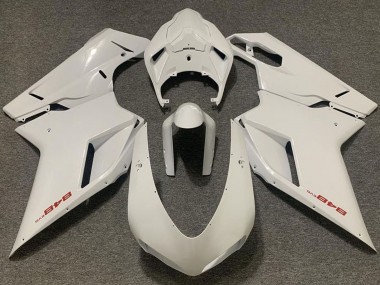 Descuento Carenado Moto Ducati 848 2007-2014 - Blanco Perla