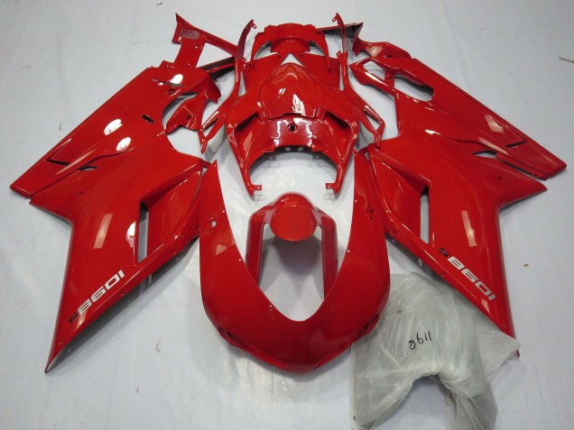 Descuento Carenados Moto Ducati 1098 2007-2014 - Rojo