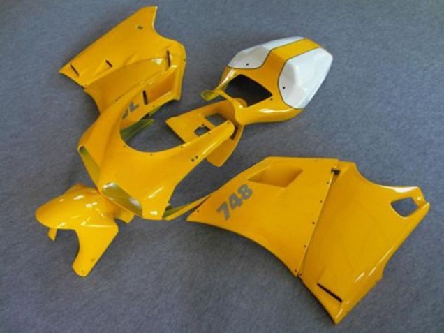 Descuento Carenados Moto Ducati 748 1993-2005 - Blanco Amarillo