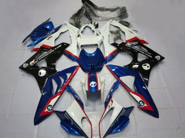Descuento Carenado Moto BMW S1000RR 2009-2014 - Blanco Rojo Azul Negro Brillante