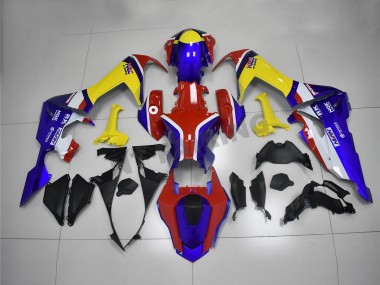 Descuento Carenados Moto Honda CBR1000RR 2017-2023 - Blanco Rojo Azul Amarillo