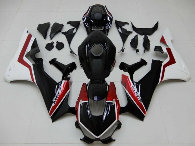 Descuento Carenado Moto Honda CBR1000RR 2017-2023 - Blanco Rojo Negro Brillante