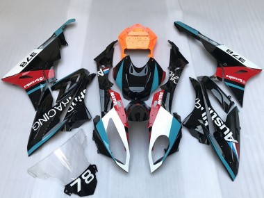 Descuento Carenados Moto BMW S1000RR 2009-2014 - Blanco Azul Rojo Naranja Motul Austin Carrera