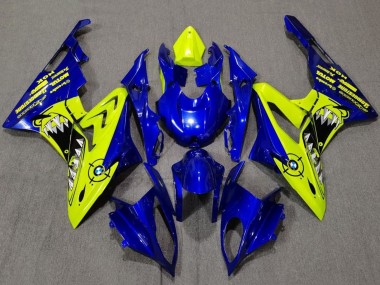 Descuento Carenados Moto BMW S1000RR 2009-2014 - Amarillo Azul Tiburón