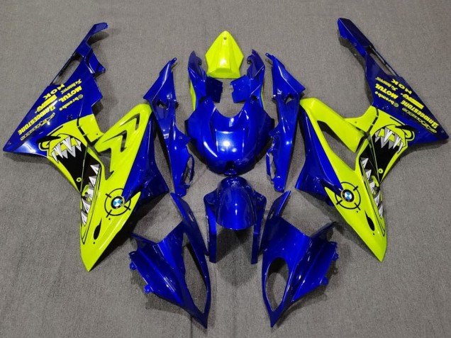 Descuento Carenados Moto BMW S1000RR 2009-2014 - Amarillo Azul Tiburón
