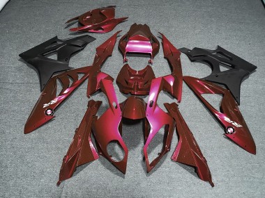 Descuento Kits Carenado Moto BMW S1000RR 2009-2014 - Rojo Negro Mate