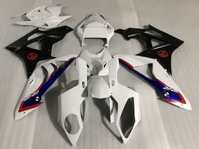 Descuento Carenados Moto BMW S1000RR 2015-2016 - Blanco Rojo Azul Negro Mate