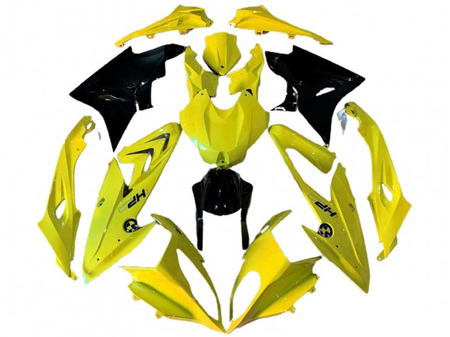 Descuento Carenados Moto BMW S1000RR 2009-2014 - Amarillo Negro Brillante HP
