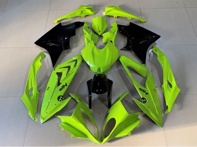 Descuento Carenados Moto BMW S1000RR 2009-2014 - Alta Visibilidad Amarillo Negro Brillante HP