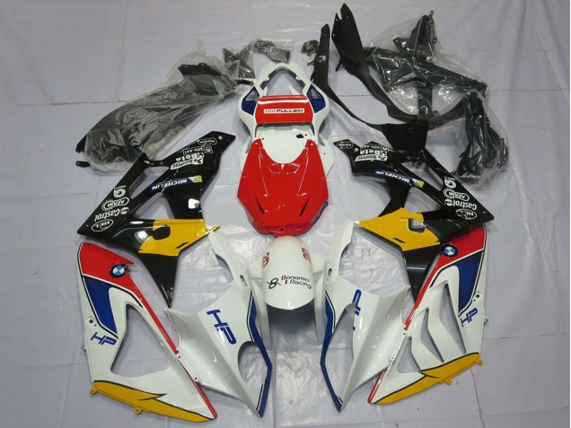Descuento Carenados Moto BMW S1000RR 2015-2016 - Blanco Rojo Azul Amarillo Negro HP