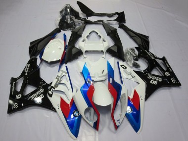 Descuento Carenados Moto BMW S1000RR 2009-2014 - Blanco Rojo Azul Negro Brillante Castrol OEM Estilo
