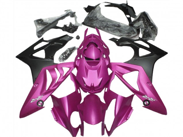 Descuento Carenados Moto BMW S1000RR 2009-2014 - Hot Rosa Negro Mate