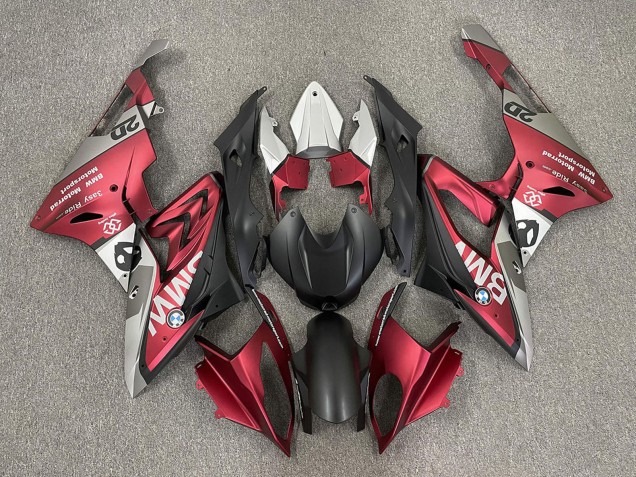 Descuento Carenados Moto BMW S1000RR 2009-2014 - Rojo Negro Mate