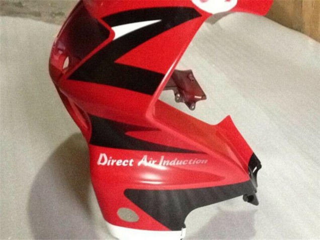 Descuento Carenados Moto Honda CBR600 F3 1995-1996 - Blanco Rojo Negro Brillante