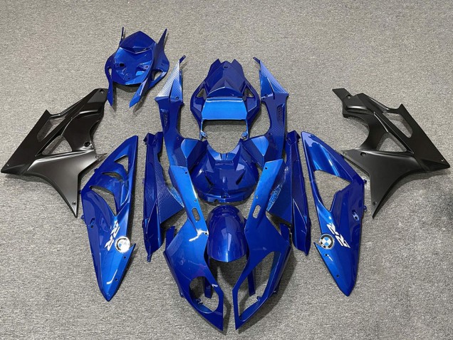 Descuento Carenados Moto BMW S1000RR 2009-2014 - Azul Negro Mate