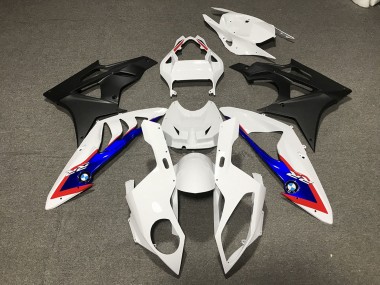 Descuento Carenados Moto BMW S1000RR 2009-2014 - Blanco Rojo Azul Negro Mate