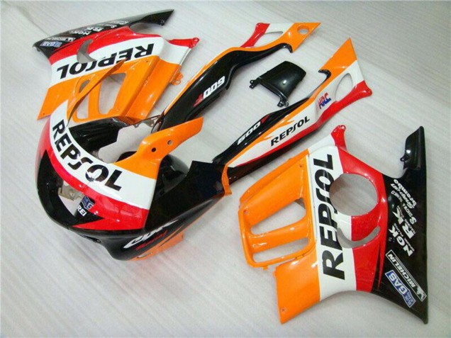 Descuento Carenado Moto Honda CBR600 F3 1995-1996 - Naranja Blanco Rojo Negro Brillante Repsol