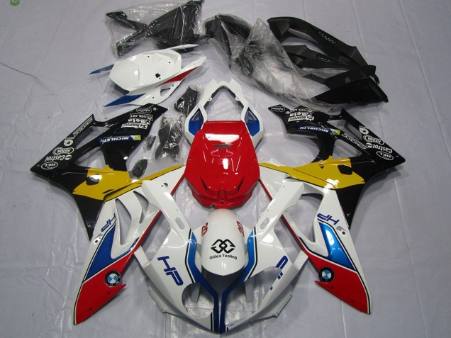 Descuento Carenados Moto BMW S1000RR 2009-2014 - Blanco Amarillo Rojo Negro Azul HP