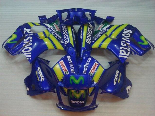 Descuento Carenados Moto Honda CBR600 F3 1995-1996 - Azul Verde Amarillo MoviStar Rojo Castrol