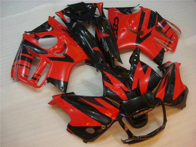Descuento Carenado Moto Honda CBR600 F3 1995-1996 - Rojo Negro Brillante