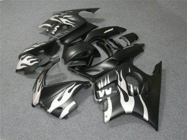 Descuento Carenados Moto Honda CBR600 F3 1995-1996 - Blanco Negro Mate Llama