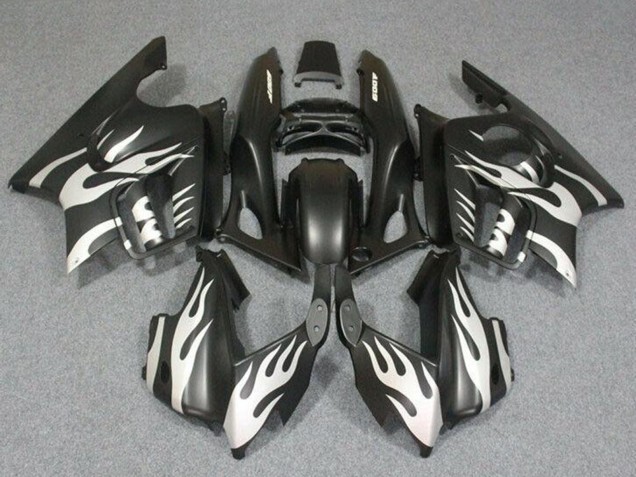 Descuento Carenados Moto Honda CBR600 F3 1995-1996 - Blanco Negro Mate Llama