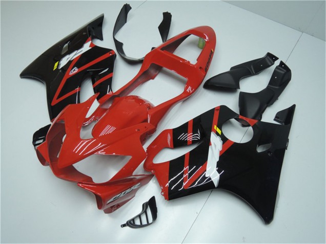 Descuento Carenado Moto Honda CBR600 F4i 2001-2003 - Rojo Negro Brillante
