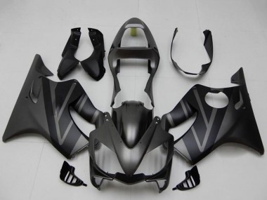 Descuento Kits Carenado Moto Honda CBR600 F4i 2001-2003 - Negro Mate Gris