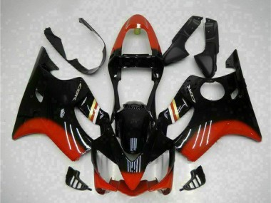 Descuento Kits Carenado Moto Honda CBR600 F4i 2001-2003 - Rojo Negro Brillante