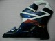 Descuento Carenados Moto Honda CBR600 F4i 2001-2003 - Blanco Azul Negro Raya