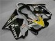 Descuento Carenados Moto Honda CBR600 F4i 2001-2003 - Blanco Amarillo Negro Brillante Playboy