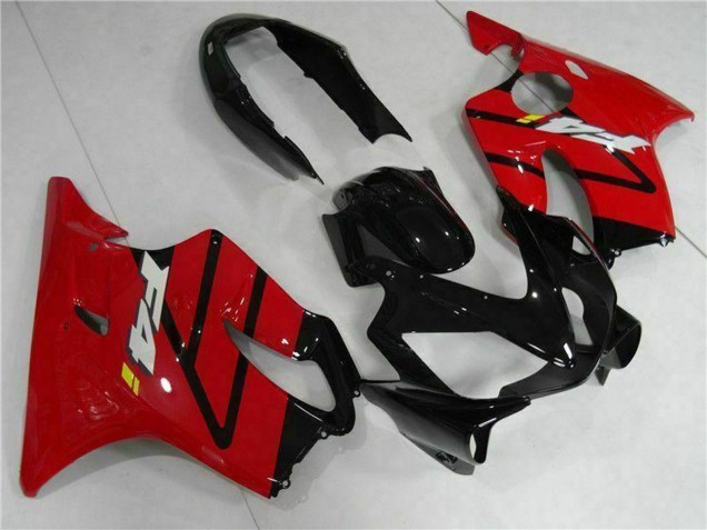 Descuento Carenado Moto Honda CBR600 F4i 2004-2007 - Rojo Negro Brillante