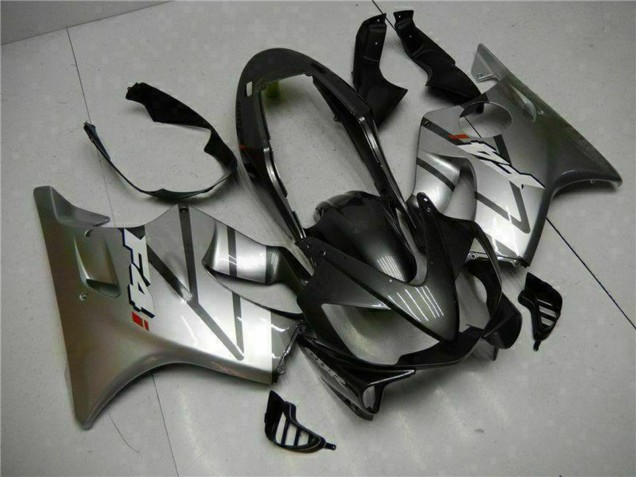Descuento Carenados Moto Honda CBR600 F4i 2004-2007 - Plata Negro Mate