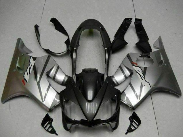 Descuento Carenados Moto Honda CBR600 F4i 2004-2007 - Plata Negro Mate