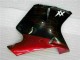 Descuento Carenado Moto ABS Honda CBR1100XX Blackbird 1996-2007 - Negro Brillante Rojo Llama