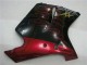 Descuento Carenados Moto ABS Honda CBR1100XX Blackbird 1996-2007 - Negro Brillante Rojo Llama