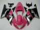 Descuento Carenados Moto Suzuki GSXR 600/750 2001-2003 - Rosa Plata Negro Brillante