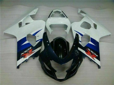 Descuento Carenados Moto Suzuki GSXR 600/750 2004-2005 - Blanco Azul Negro Brillante Rojo