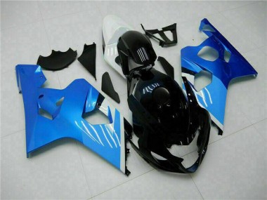 Descuento Carenados Moto Suzuki GSXR 600/750 2004-2005 - Blanco Azul Negro