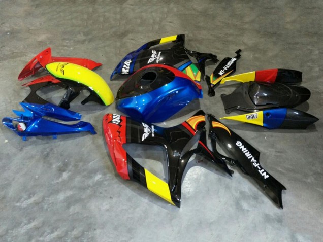 Descuento Carenados Moto Suzuki GSXR 600/750 2006-2007 - Rojo Azul Amarillo
